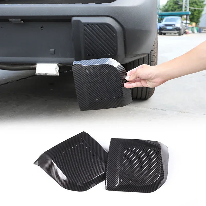 ABS Car Rear Bar Both Sides Bumper Corner Trim Panel Cover Decorative For Ford Maverick 2020-2025 2026 Car Exterior Accessories