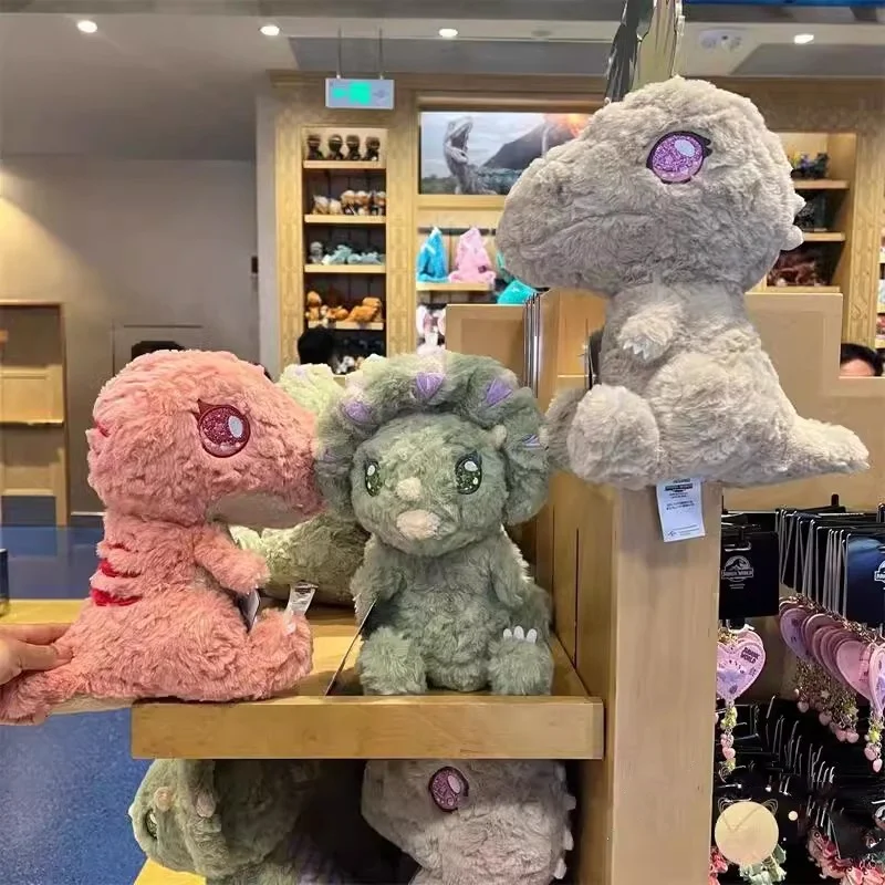 Beijing Movie Park Jurassic Tyrannosaurus Rex and Triceratops Plush Toys & Souvenirs Festival Gifts