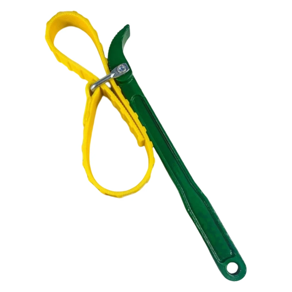 Pipe Gripper Strap Wrench Secure Spiral Pattern Resists Breaking Easy Tightening And Loosening Adjustable Filter Wrench