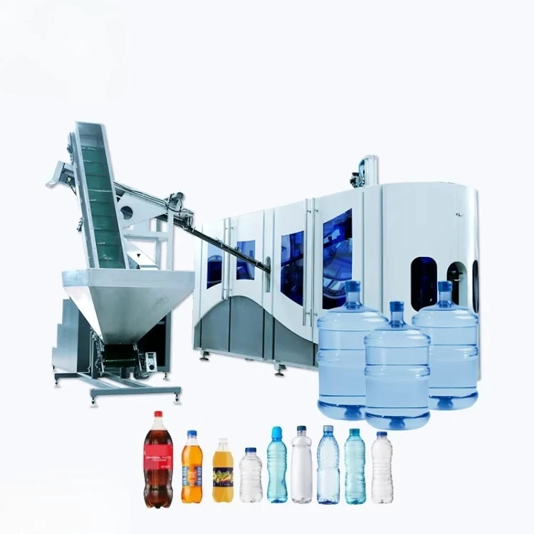 CE Full Auto 6 Cavity High Speed PET Bottle Blowing Machine 3000-6000 BPH Stretch Blow Molding for Water Beverage Plant