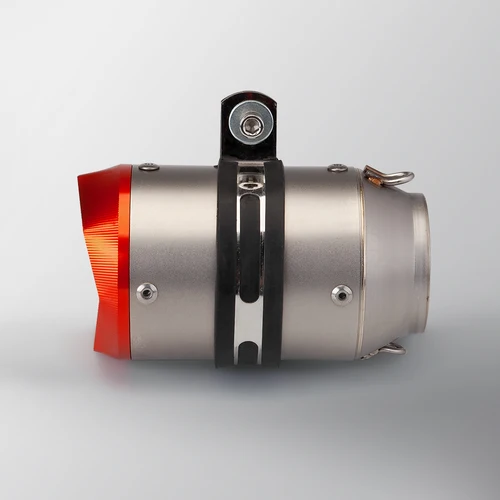 Imagen 2 del producto Silenciador universal de fibra de carbono, tubo de escape de 51mm/60mm, Punta naranja, para duke200, 390, 790adv, S1000RR, R1