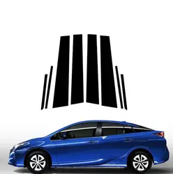 Polished Pillar Posts For Toyota Prius 2016 2017 2018 2019 2020 2021 2022 Door Window Pillar Posts Trim Cover