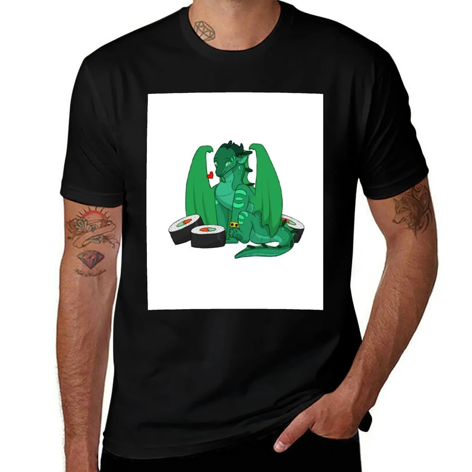 

Turtle and Sushi T-Shirt t shirt man casual man t shirts cotton