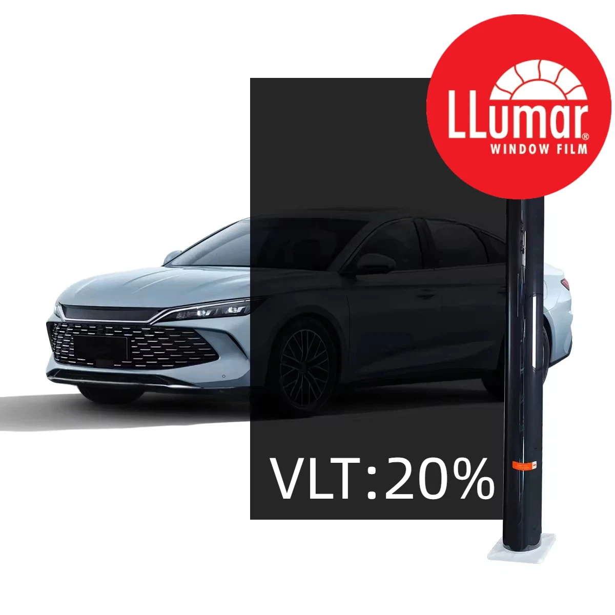 Llumar original window film AIR05100/VLT:05%/UV/99%/IRR99%/high efficiency thermal insulation sunscreen film
