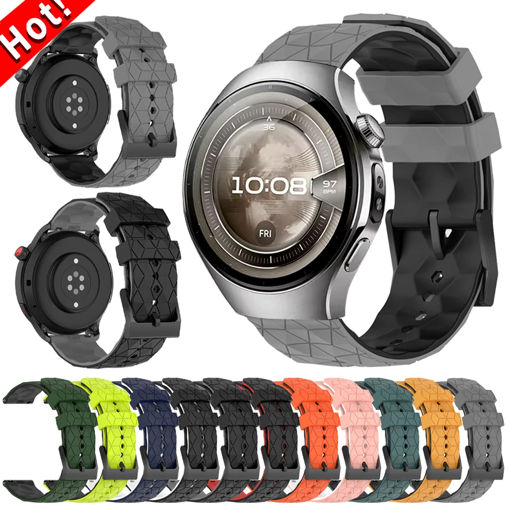 22mm Silikonarmband für HUAWEI WATCH GT 6 Pro GT6 GT5 GT4 GT3 46mm Sportliches Weiches Band für HUAWEI WATCH 3 4 Pro 5 Ultimate Armband