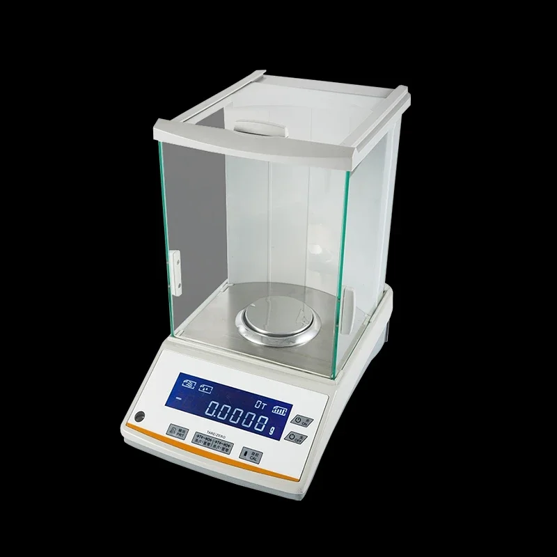 0.0001g 0.1mg High Precisions Electronic Analytical Balance Laboratory Scale 0.1mg External Calibration Send weights