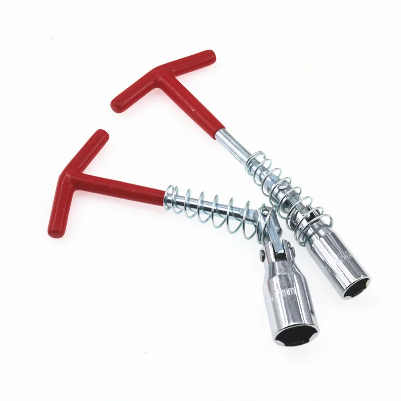 16mm/21mm Spark Plug Removal Tool Wrench 360 Degree Rotation Spark Plug Removal Socket Wrench Auto Repair Tool T-Handle