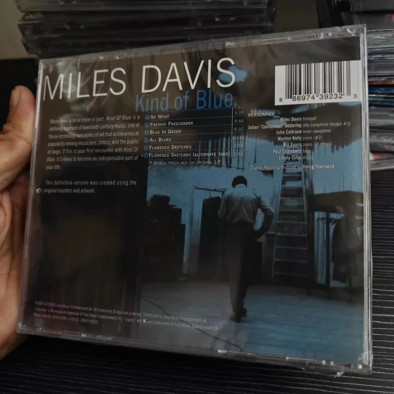 Classic Jazz Albums Miles Davis《Kind of Blue》CD Include Classic Tracks Such As So What, Blue in Green, Etc. Walkman Music Gifts
