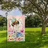 Hafhue Plant More Flowers Save The World Outdoor Garden Flag 12.5x18 In jjp