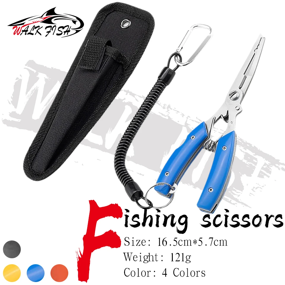 

Мини-плоскогубцы WALK FISH для мелких кольцевых креплений приманок, нержавеющая сталь, рыболовные плоскогубцы, ножницы для резки плетеной лески, рыболовные снасти