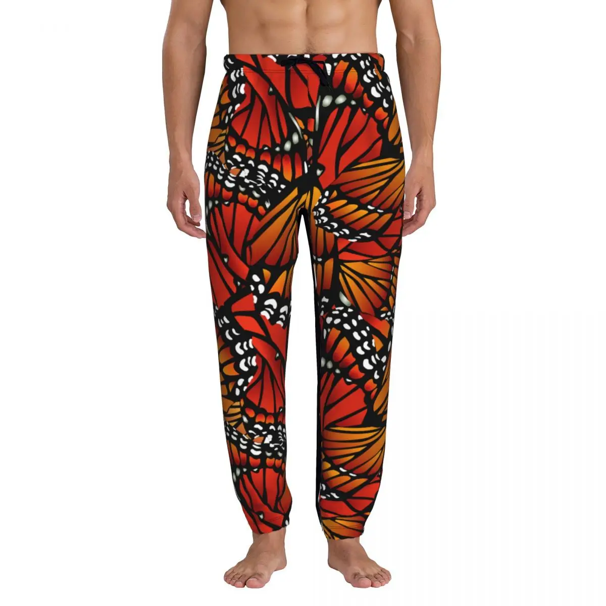 Casual Jogger Pants Monarch Butterfly Wings Men Fitness Gyms Pants Outdoor Sweatpants Pants Mens Trousers