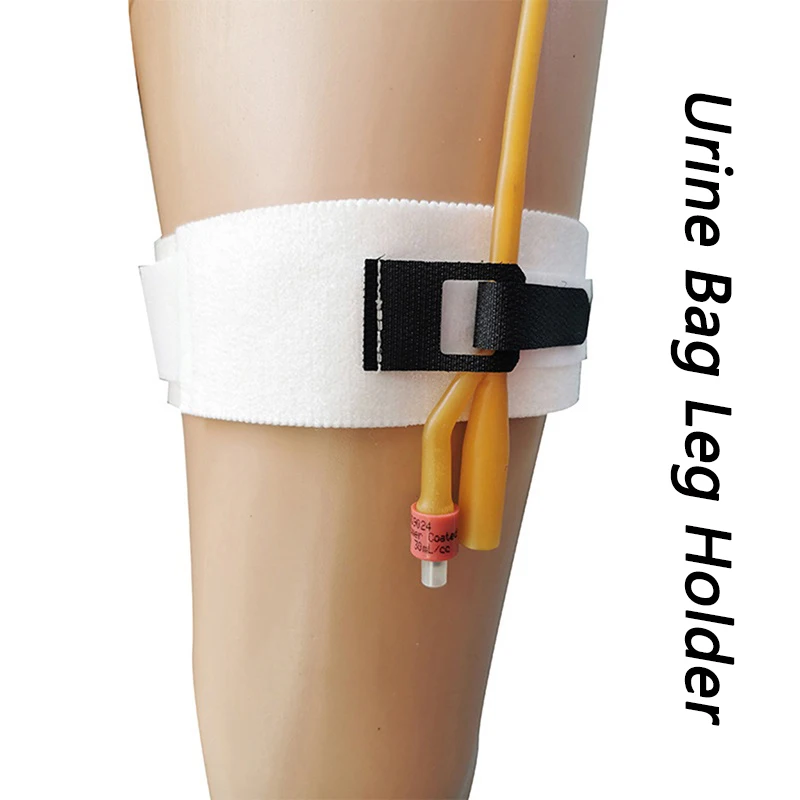 Support de jambe de sac d'urine, fixateur de cathéter réglable, élastique externe Durable
