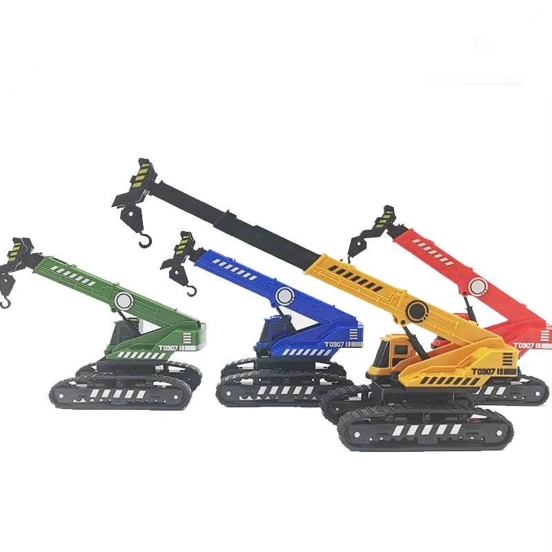 New product 1:50 plastic crawler crane toy model,simulation engineering car toys,children\'s gifts,wholesale