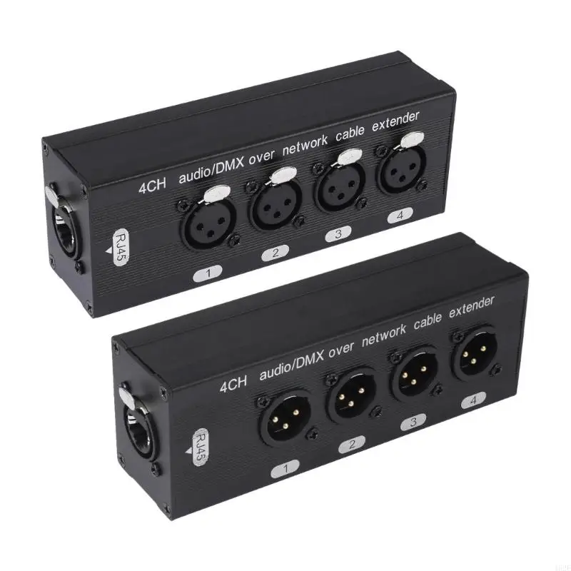 

462E 4 Channel Shielded XLR to Ethernet Adapters for Professional Sound System Setups