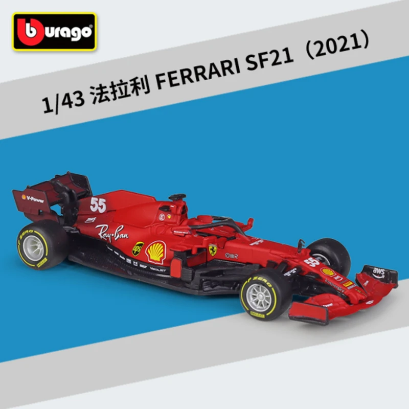 Nieuwe Bburago 1:43 Ferrari Red Bull Racing Tag Heuer Rb14 2018 #3 #33 Legering Auto Model Diecast Model Collectie Kinderen Speelgoed Cadeau