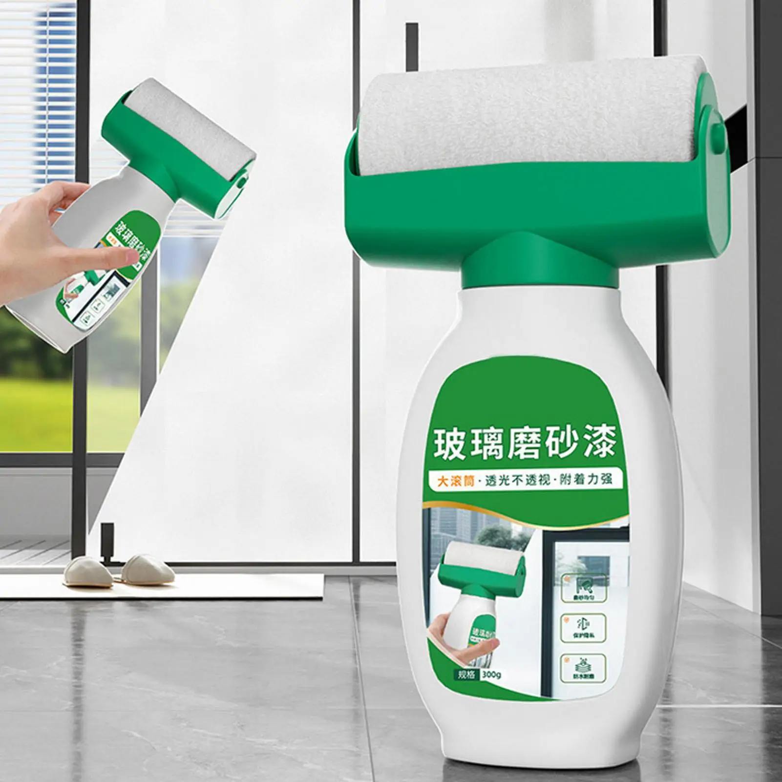 

Роликовая краска для матового стекла для окон, с эффектом матирования, водостойкая, УФ-стойкая, съемная, для ванной и душа