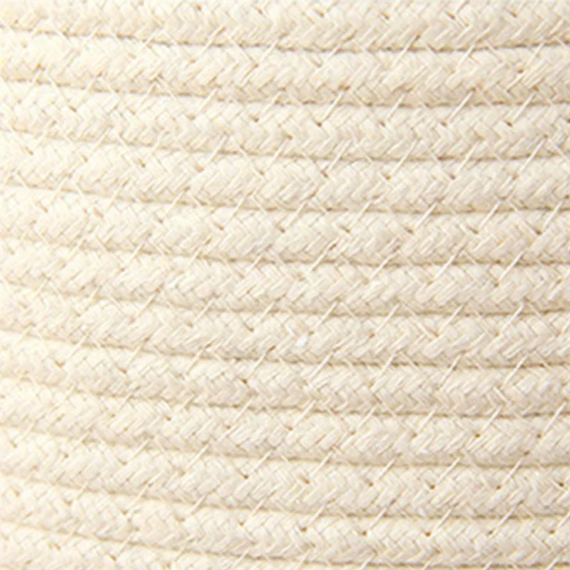 

Simple Cotton Rope Storage Basket Desktop Sundries Factory Snacks Cotton Basket Storage Box Reusable Durable