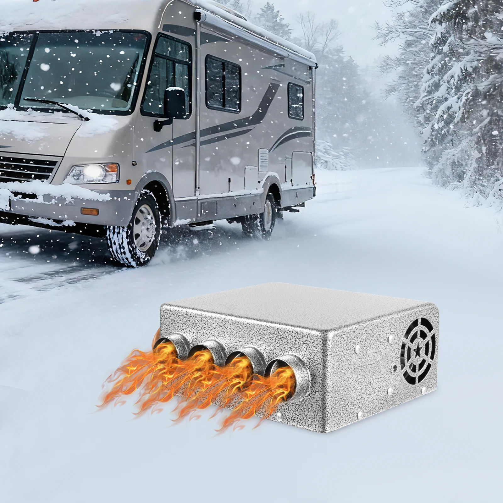 

Low Cost Car Heater Alternative, 12V Auxiliary Heat for RV & Truck in Cold Weather