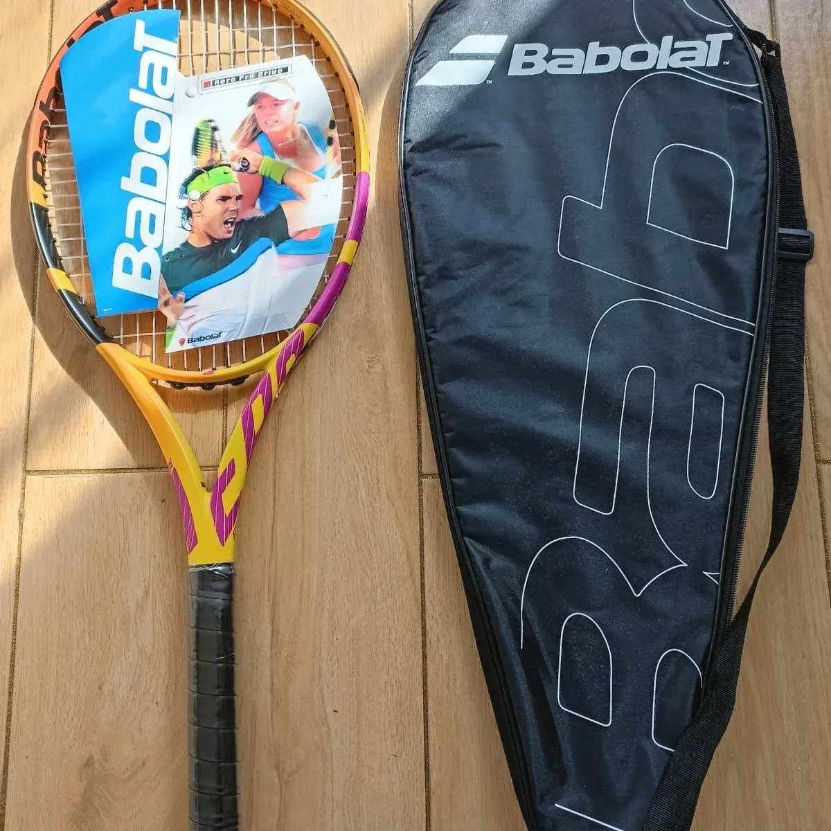 Babolat-raqueta de tenis profesional para hombre y mujer, accesorio de tenis de carbono puro, para principiantes, 2021g, L2, 300