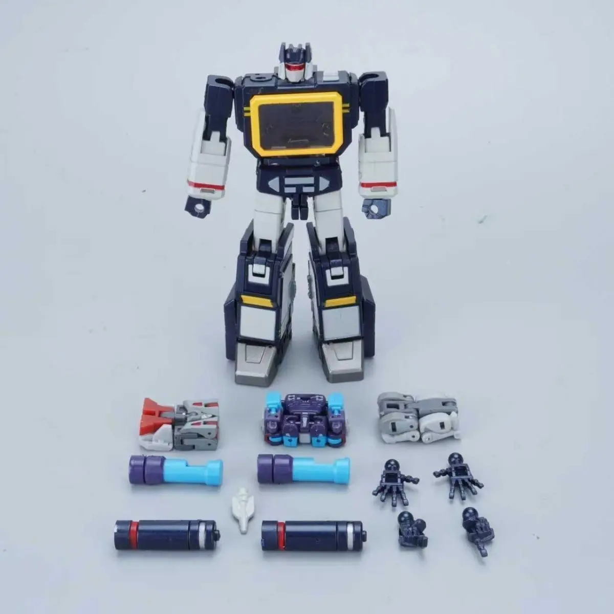 Figura de Acción SD01 SD-01 BMB Transformable de 11 cm, Proporción Pequeña, NA KO Newage H21 Soundwave con Cinta G1, Caja Original