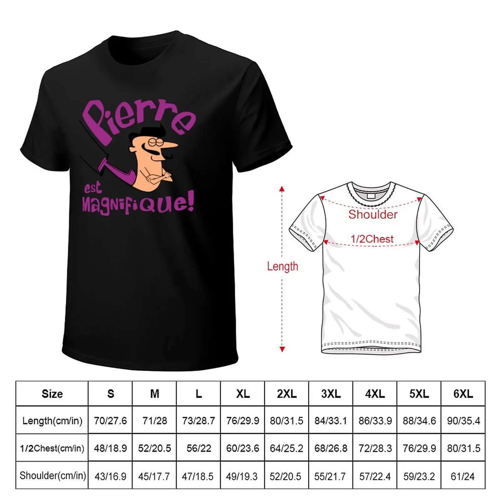 Pierre est Magnifique - cartoon drawing of trapeze artist with handsome mustache T-Shirt kawaii clothes sweat shirts, men