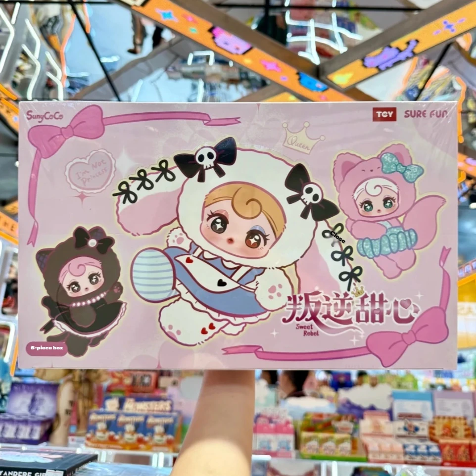 

New In Stock Genuine Sunnycoco Rebellious Sweetheay Series Plush Toy Plushie Blind Box Soft Cute Toy Kawaii Anime Doll Toy Gift