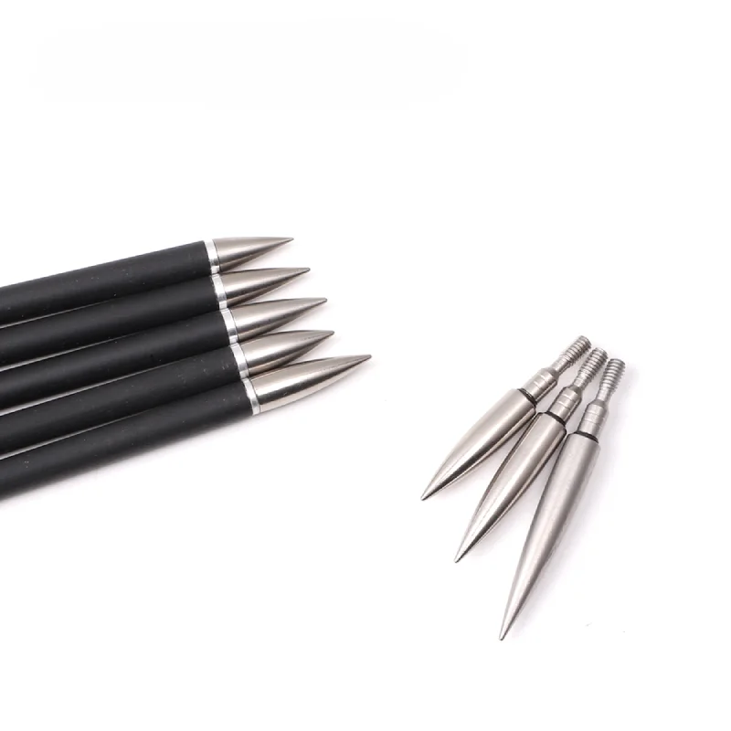 Stainless Steel Arrowheads - 12 Piece Set, Compatible with 6.2mm Inner Diameter Arrow Shafts, 70/80/90/100/125/150/200 Grains view 4