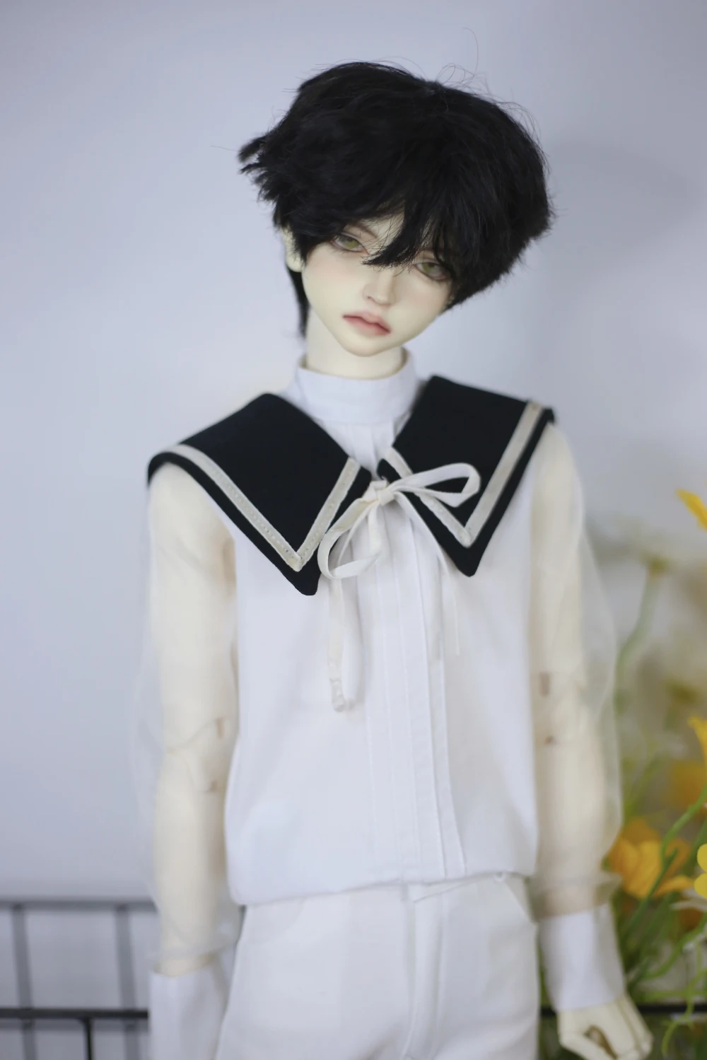 BJD Doll Clothes Versatile Navy Style Collar Patch For 1/3 BJD SD DD SD10 SD13 SD17 POPO68 Uncle Doll Accessories