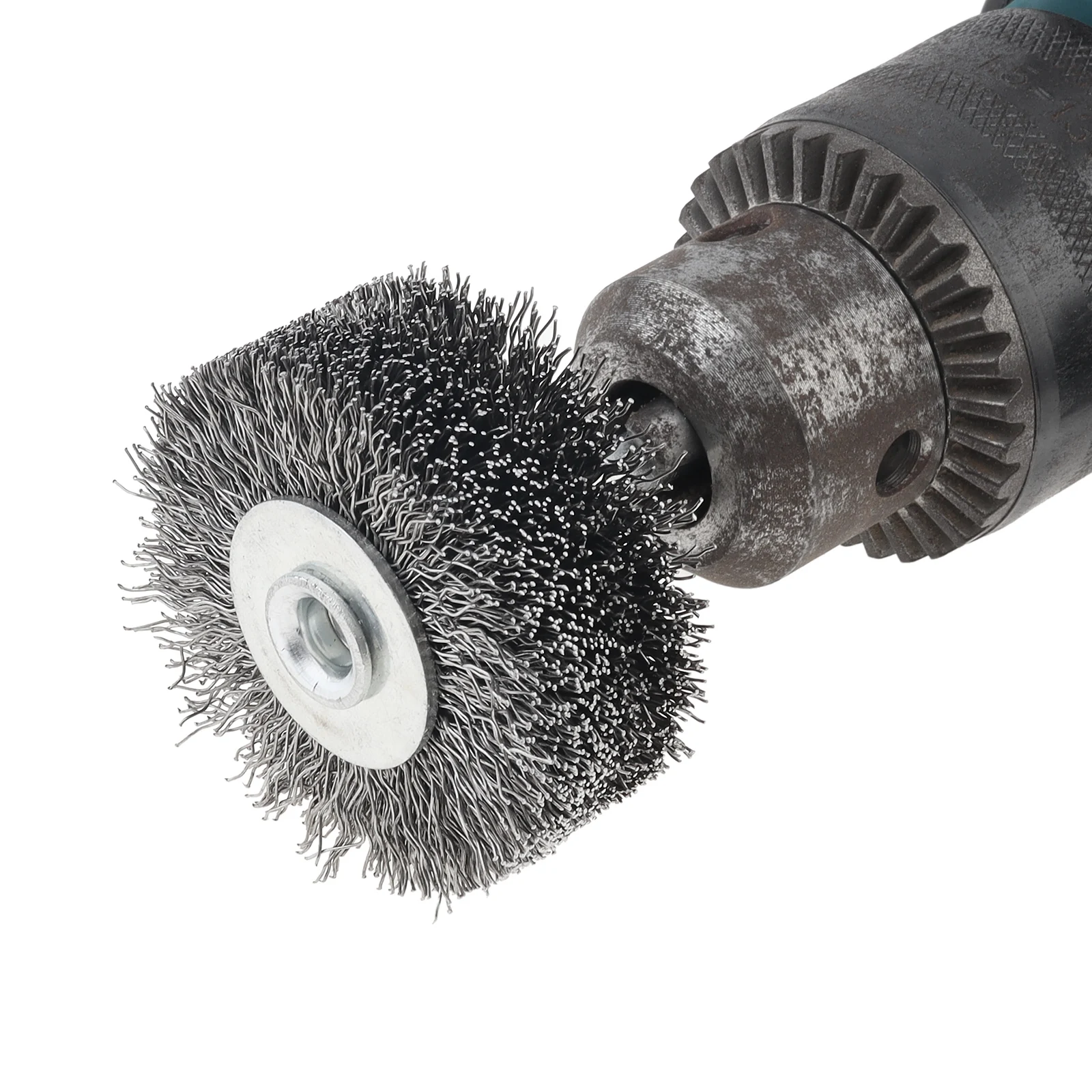 Carbon Steel Wire 1/4 Inch Shank Wheel Brushes for Drill Attachment / Power Operated Grinders / Removal Paint / Rust / Corrosion