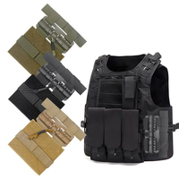 Universal Quick Release Tactical Vest Buckle Kit Durable Chest Rig Kit, Molle System Kit for JPC CPC NCP XPC 6094 420 Vest
