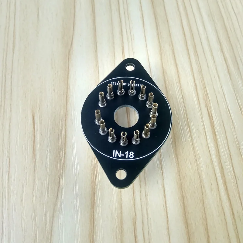 Nixie Tube Holder Socket PLUG 14 PIN for IN-18 IN18 Glow Tube CLOCK