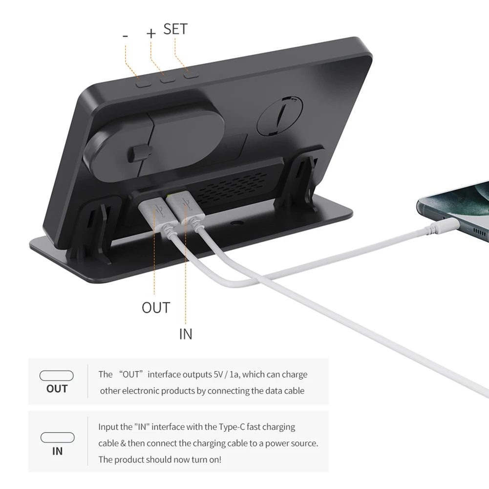 Smart Wireless Charging Station Fast Charging Cell Phone Charger For Home