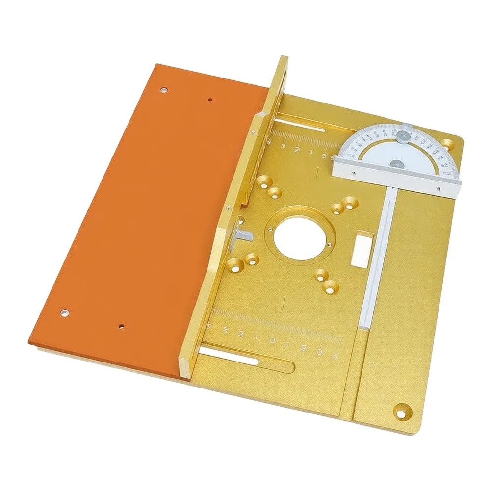For Precision Woodworking Router and Adjustable Workbench for Carpentry Projects Alloy Build Gold Color 28x26x5cm