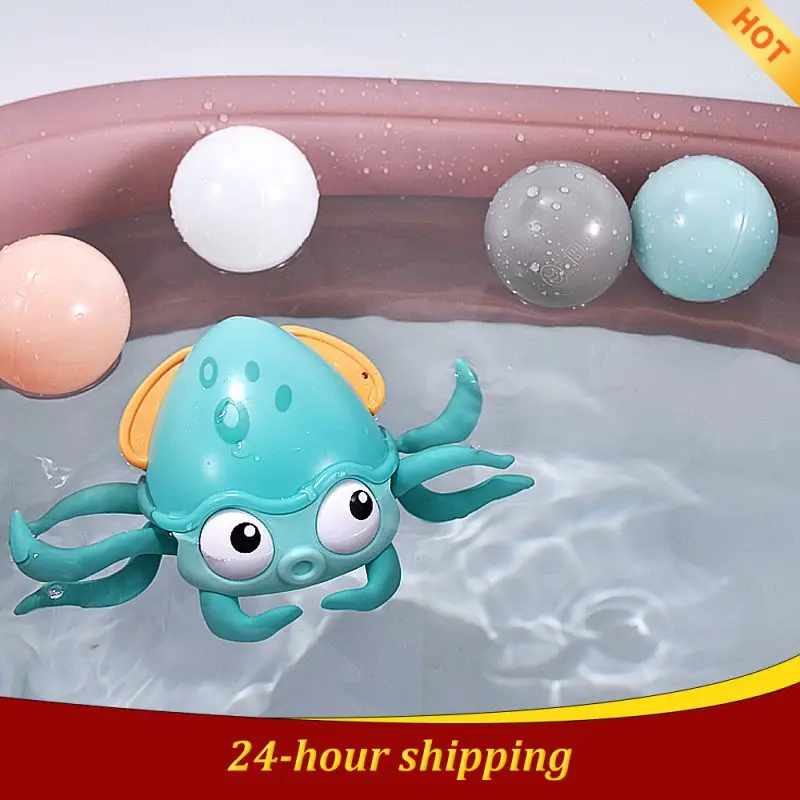 

Crawling Crab Baby Toy Tummy Time Baby Toys with Music Induction Escape Crab Octopus Crawling Crab Toy Christmas Gift