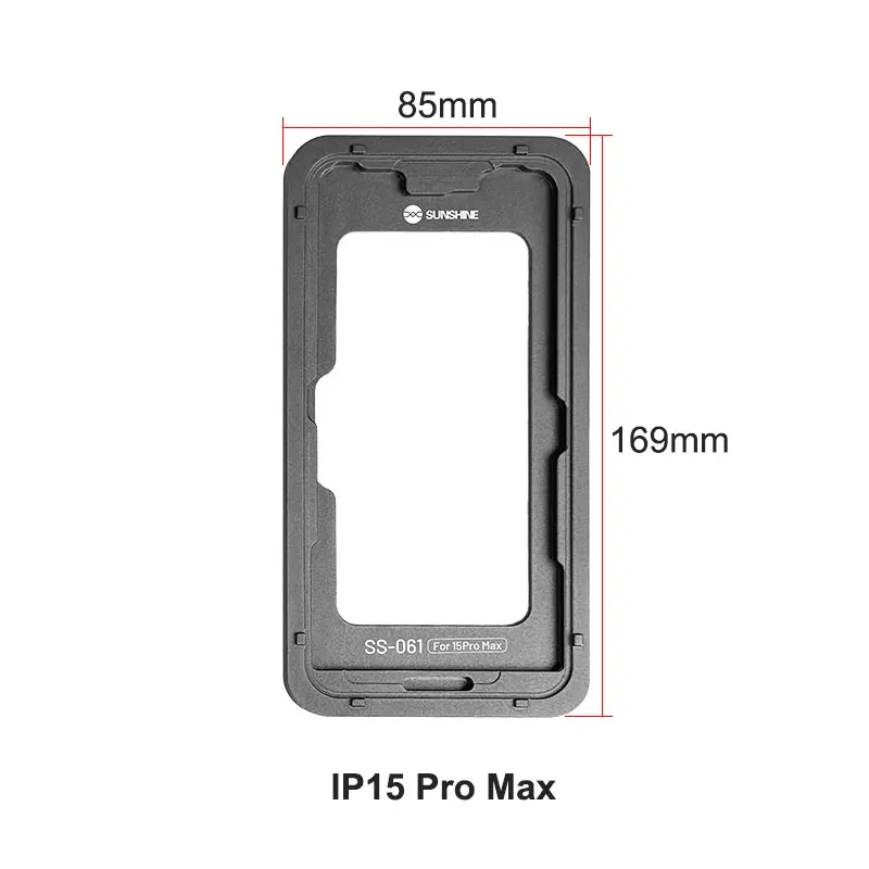 SUNSHINE-IP Series Posicionamento Mold, posicionamento preciso, sem cabo flip para IP6G ~ 15 Pro Max, SS-061, Novo