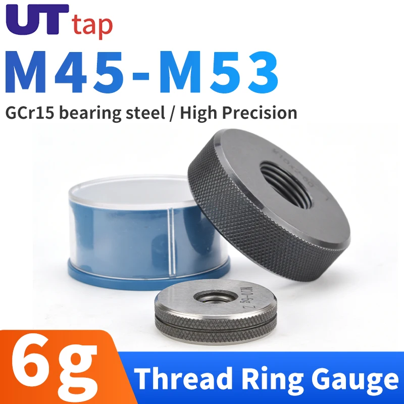 1set-6g-m45-m53-metric-thread-ring-gauge-go-and-no-go-gage-accuracy-precision-externalpitch-thread-test-toolsx40-30-20-15