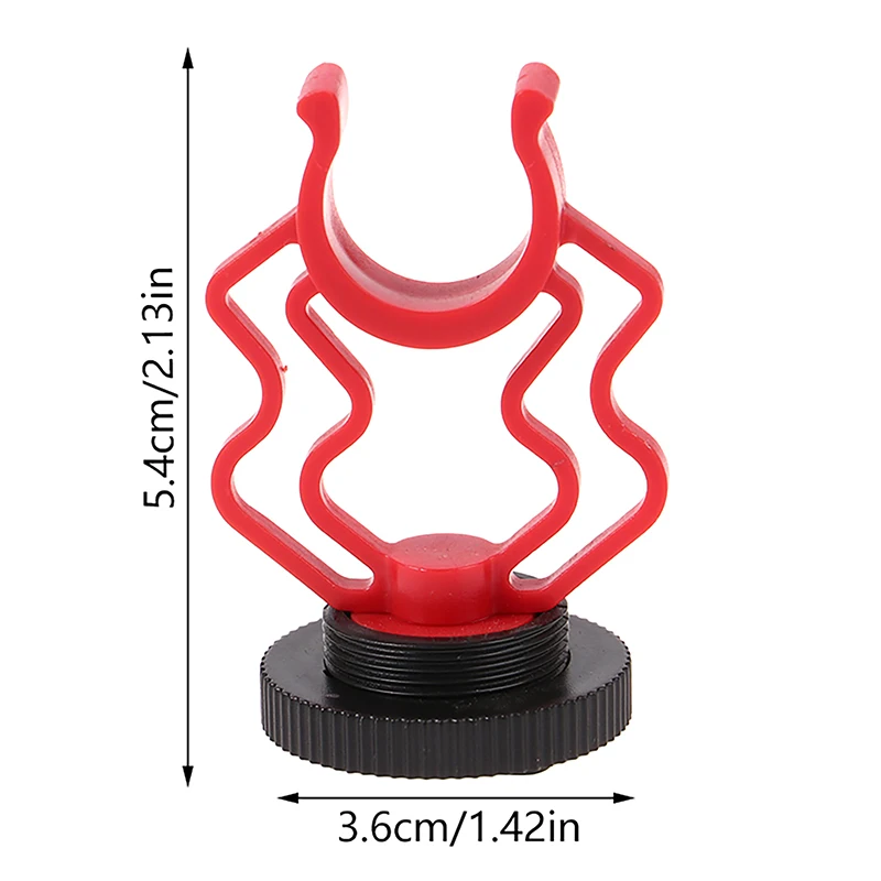 1Pc Universal Microphone Wavy Shock Mount Adapter Plastic Microphone Bracket Mount Replacement Shockmount Accessories~