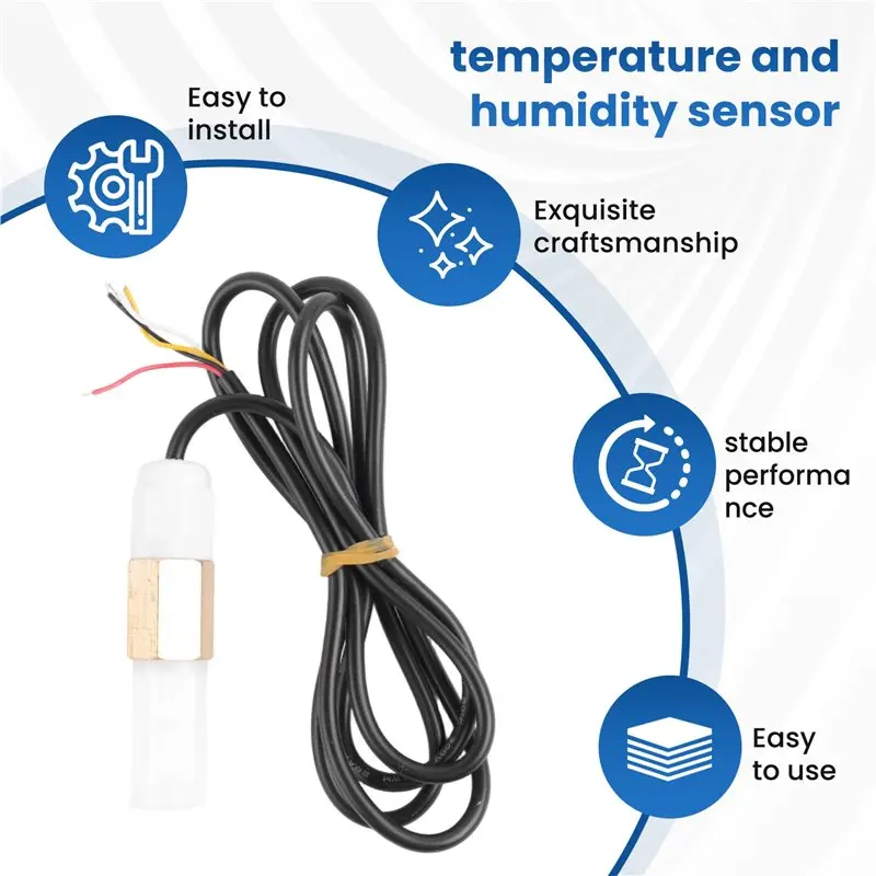 ABUL-DC5-28V RS485 Temperature And Humidity Transmitter Modbus XY-MD03 Collector Temperature And Humidity -Pe Head Easy Install