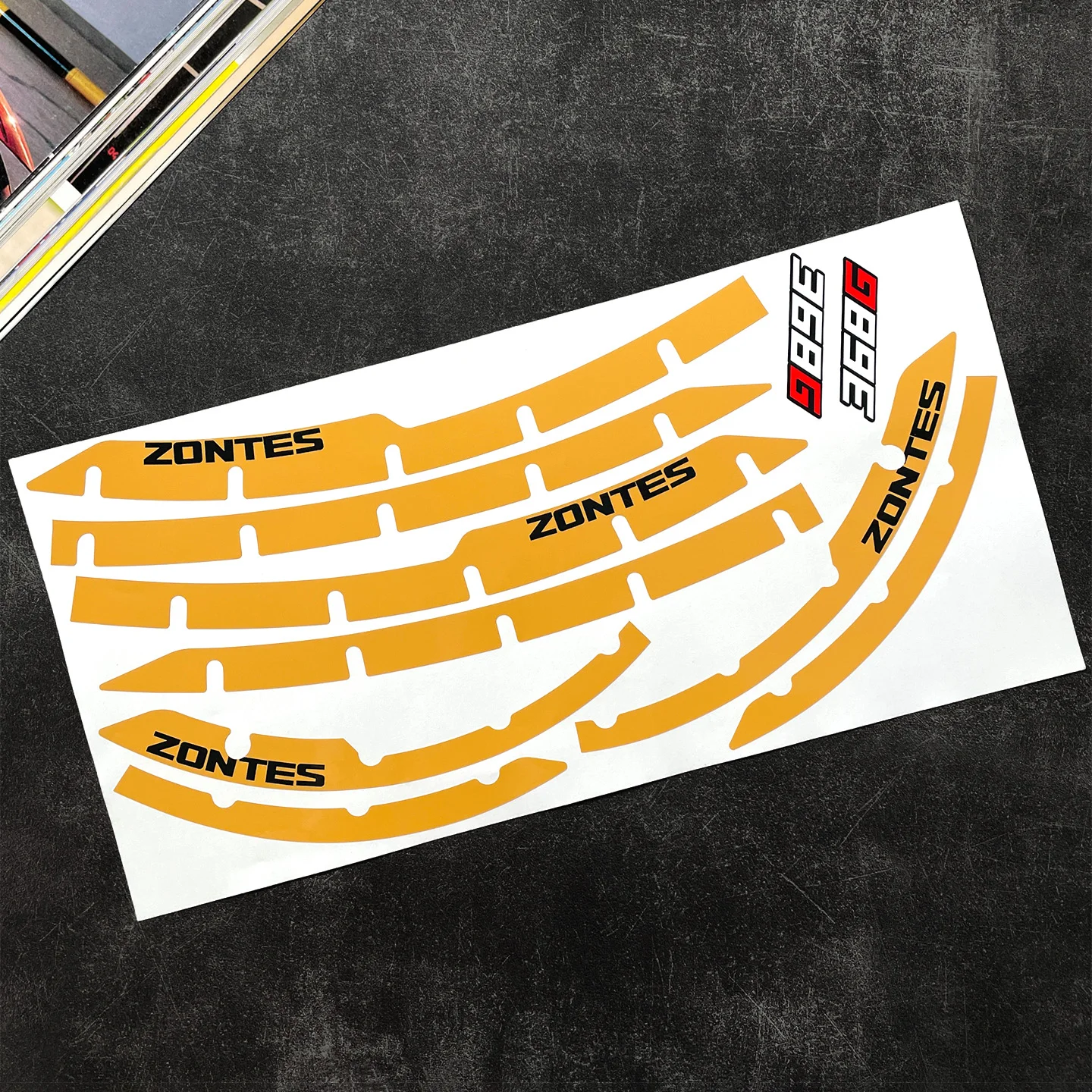 For ZONTES 368G 368 G 2026 High Polymer Printing Adventure Scooter Motorcycle Exhaust Pipe Stickers ADV Moto Decals Accessories