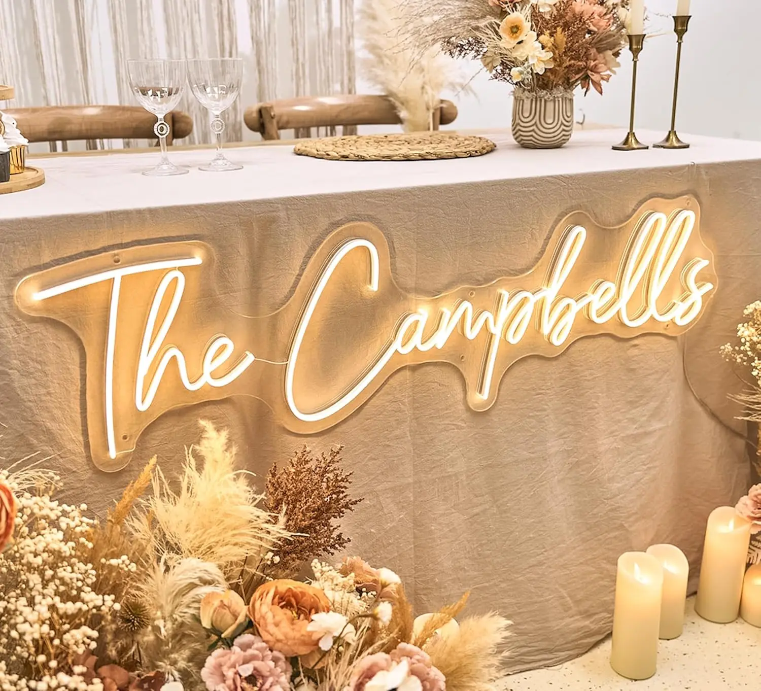 Hot Selling Customized Letter LED Neon Sign Wall Decoration for Advertising for Wedding Beauty Business Events Birthday Parties