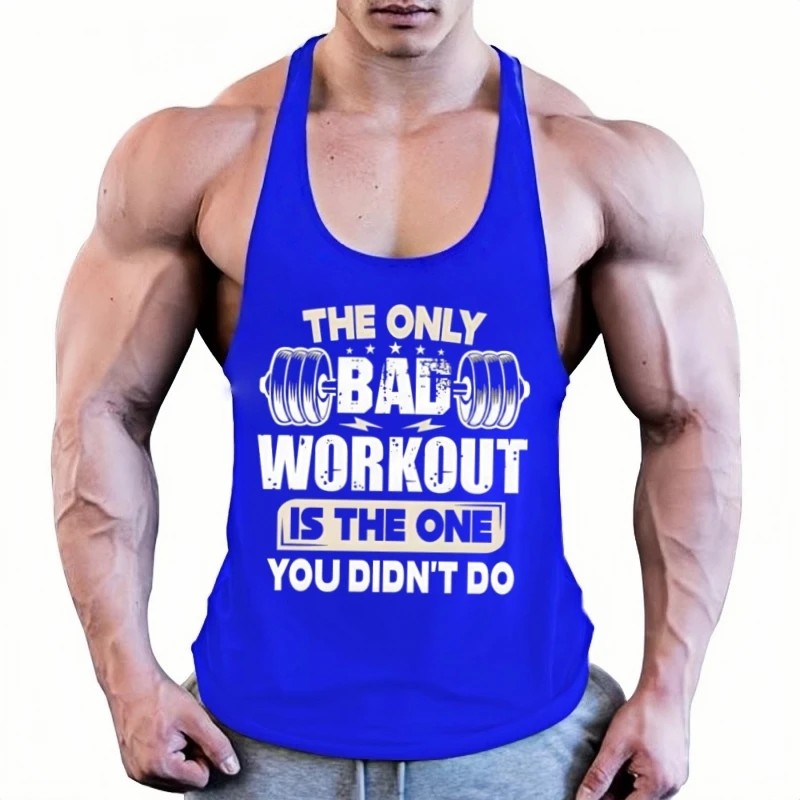 Nuovo Bodybuilding Stringer Vest Uomo Canotta senza maniche in cotone Palestre centriche Allenamento atletico Definizione muscolare AllenamentoCanottiera