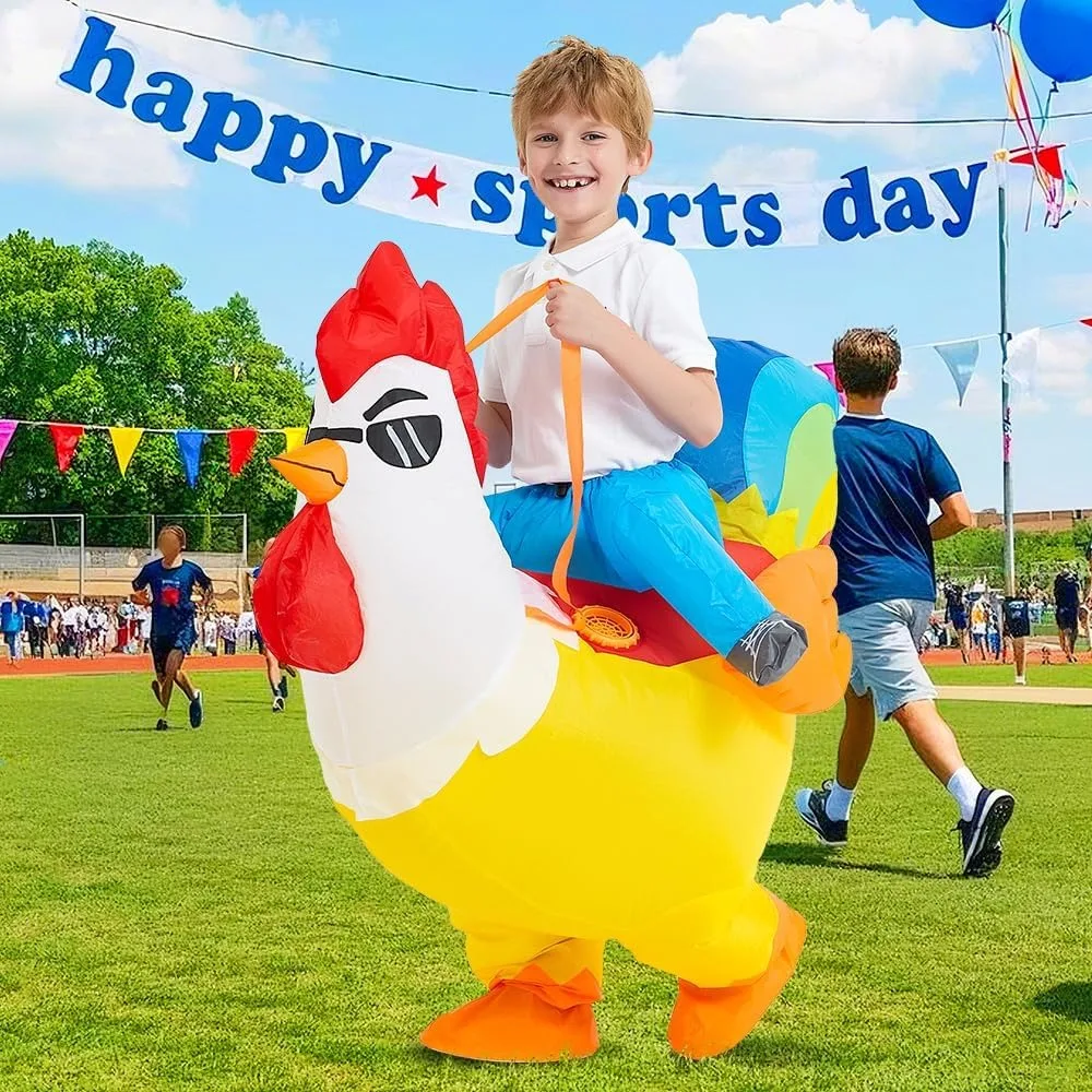 

Надувной костюм петуха, надувной костюм для взрослых и детей, надувной костюм на Хэллоуин