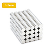 10-200 Pcs 6x3mm Neodymium Magnet Neodymium N35 NdFeB Round Super Powerful Strong Permanent Magnetic Imanes Disc 6x3mm Magnets