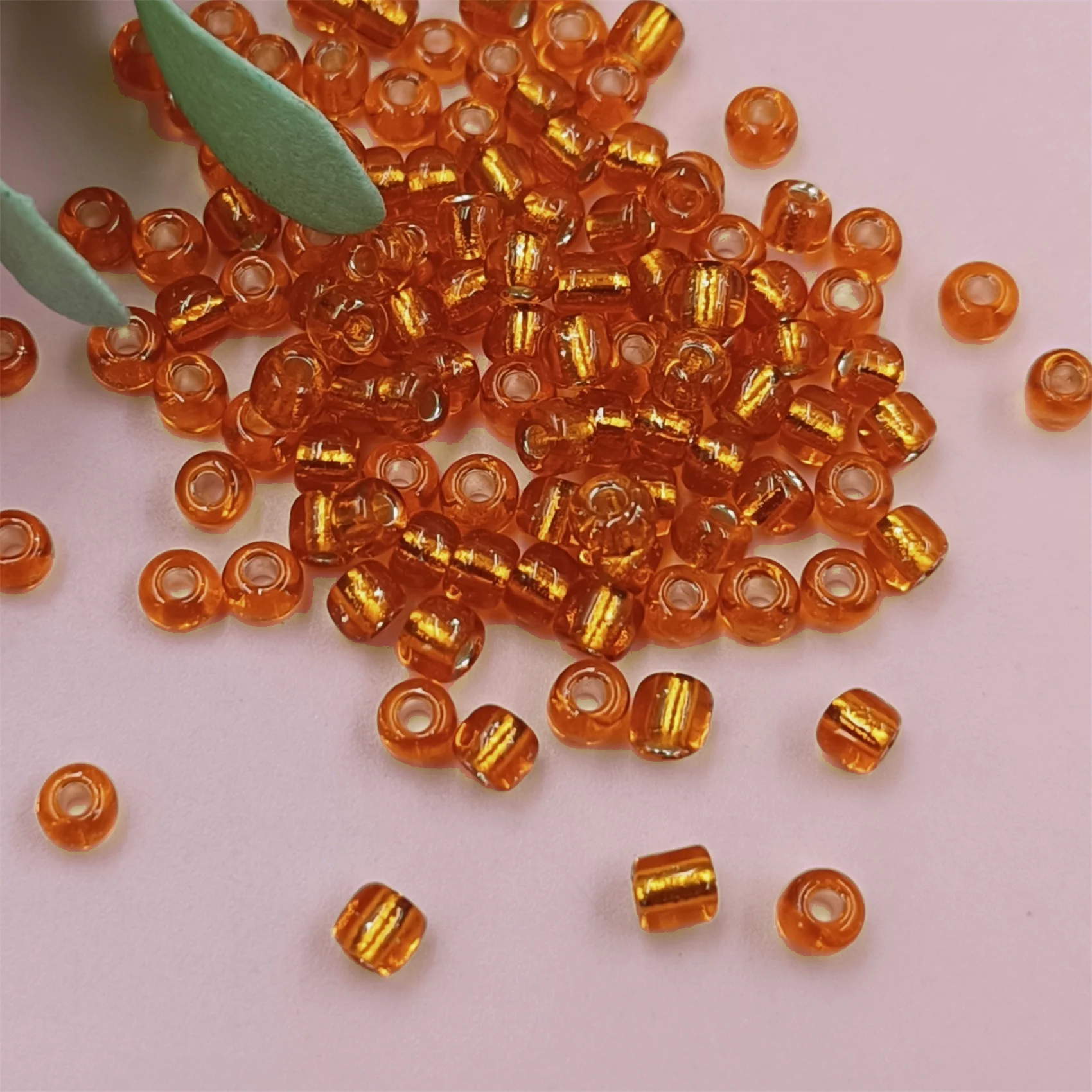 4mm 100Pcs Colorful Charm Glass Seed Loose Spacer Beads For Jewelry Making DIY Earrings Necklace Bracelet Handmade Material