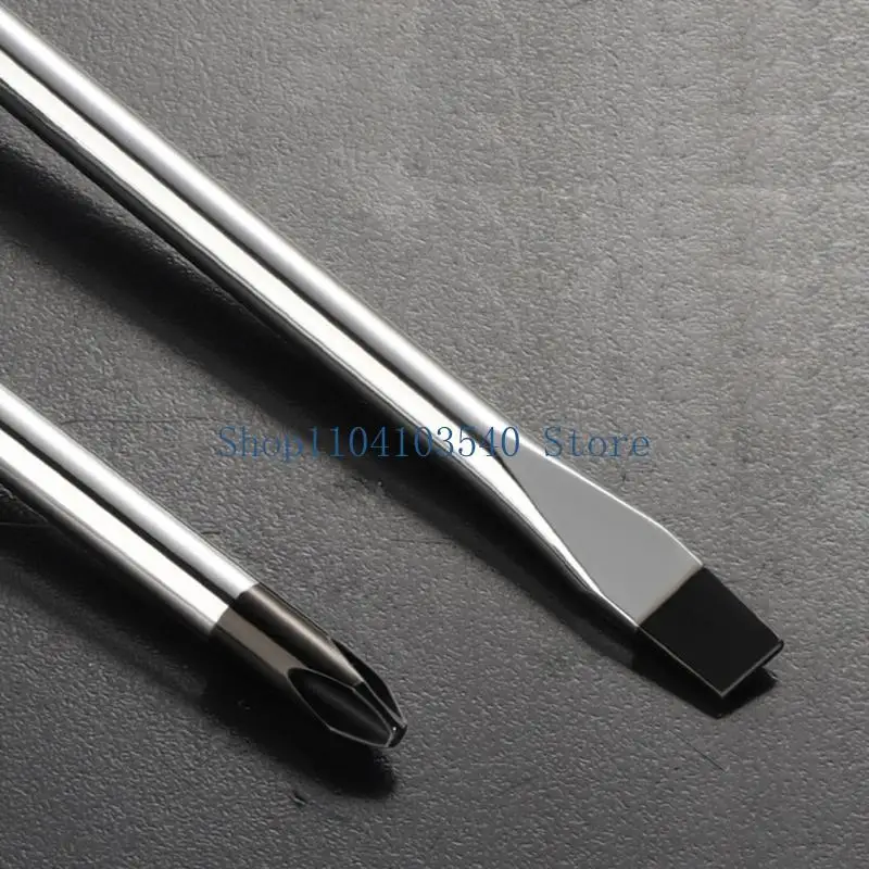 

02DC 8Pcs Magnetic Screwdriver Set Heavy Duty Screwdriver Flat Cross Head Hand Repair Tool Muti Purpose Screwdriver