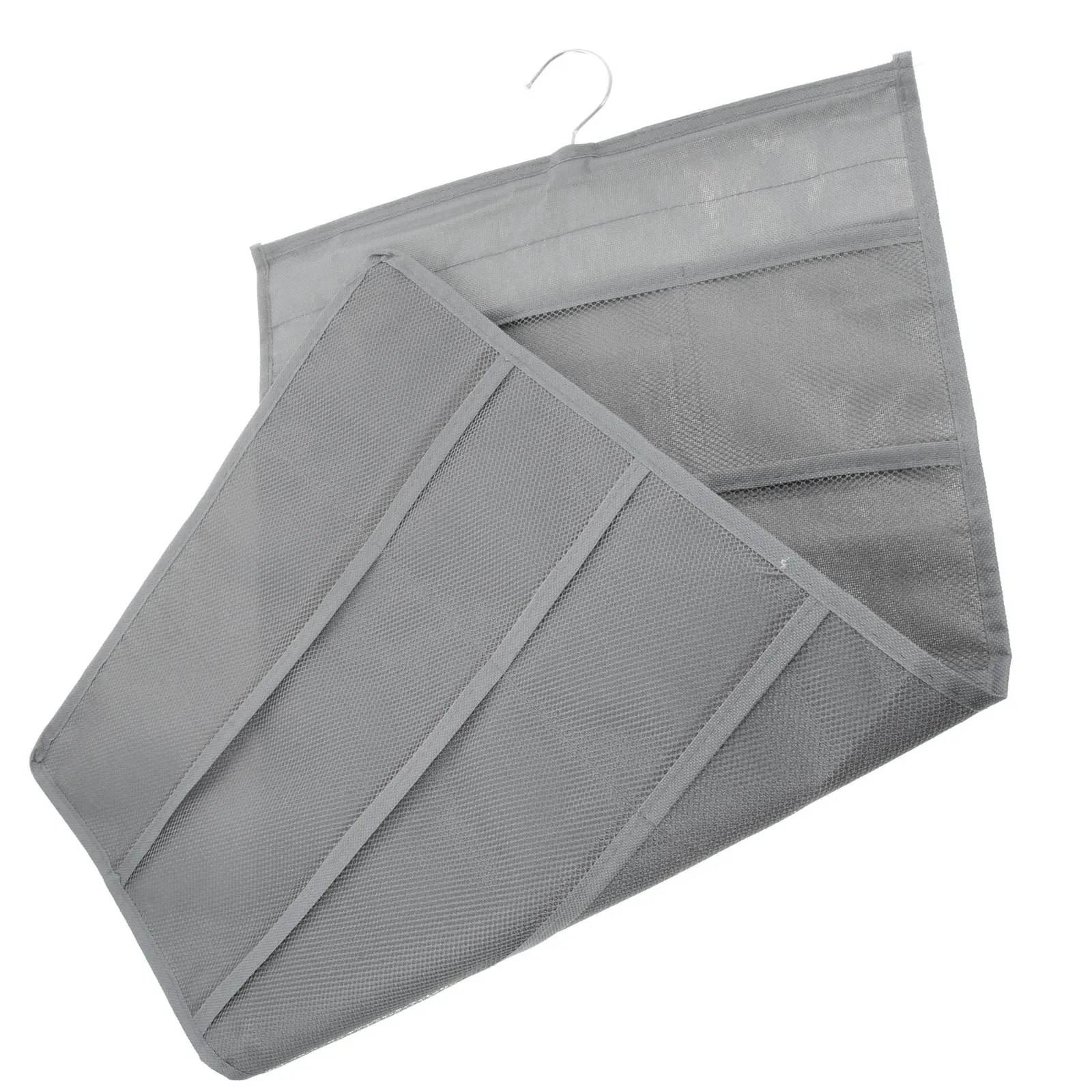 

Hanging Wardrobe Storage Bag Double-Side 30-Compartment Bra Underwear Organizer Closet Hanging Bag for Socks Bras Clothes