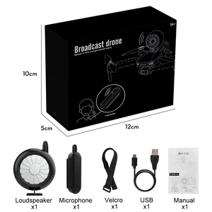 Ultra Leichter drahtloser Lautsprecher für DJI Air 3/Mini 4 Pro/Mavic 3 Megaphon Fernstand Universal Lautsprecher Drohnenzubehör 12 Hauptverkäufe Mega -Licht - №7