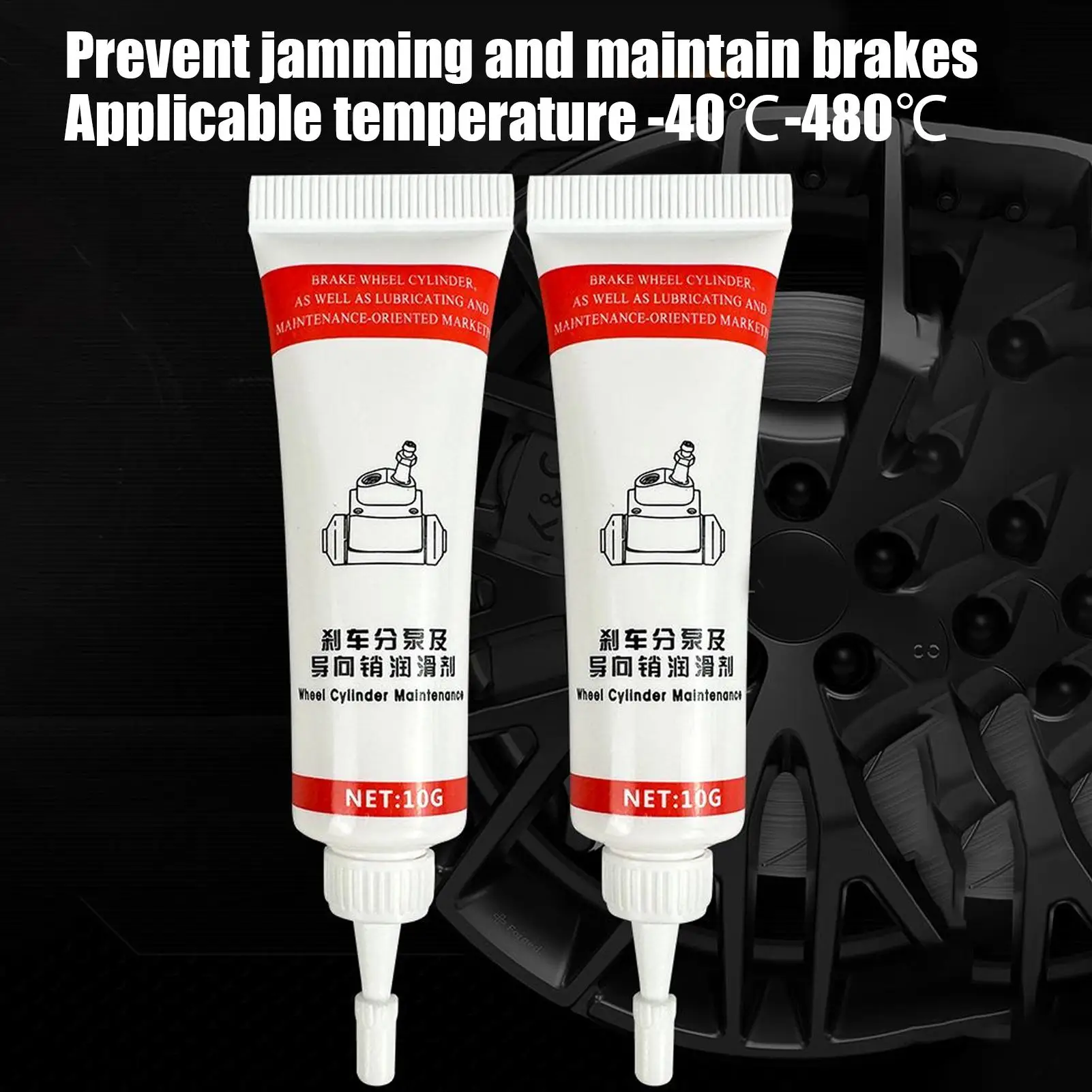 

10G Long-Lasting Brake Grease Heat Resistant Brake Pin Parts Grease Car Efficient Squeal Stopper Lube Protection For Cleaning