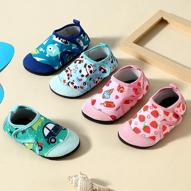 Fashion Sandals Summer Versatile Comfort Girl Shoes Soft Flat Water Shoe Cartoon Quick Drying Simple Anti Slip Boy Beach Shoes