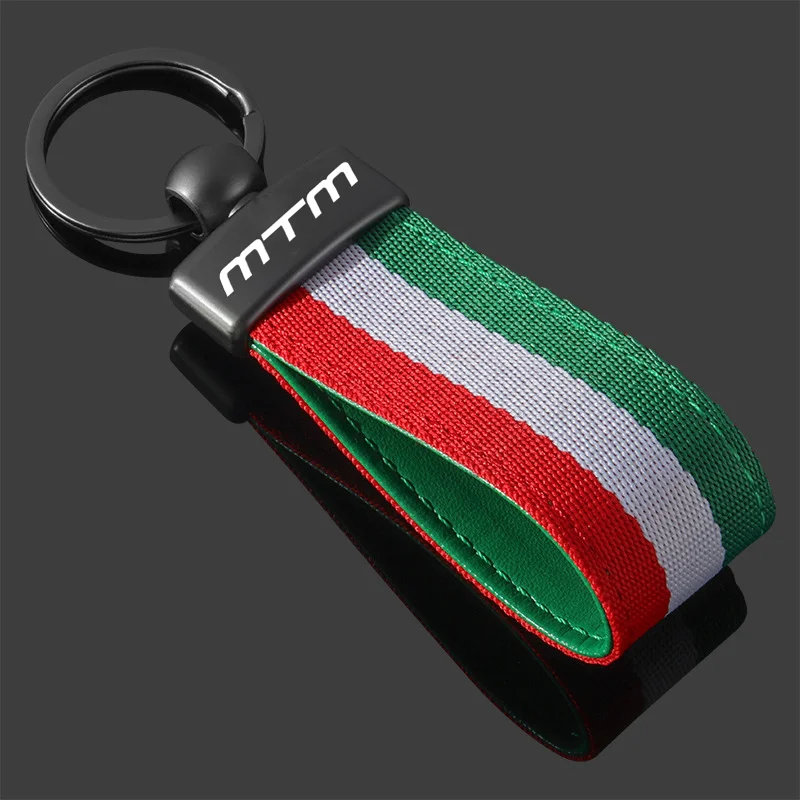 النايلون حزام كيرينغ قلادة سلسلة مفاتيح السيارة حامل لفولكس واجن MTM شعار بولو أماروك ماجوتان باسات المفاتيح الملحقات #5
